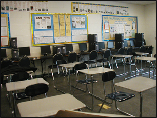 typical classroom at fischer