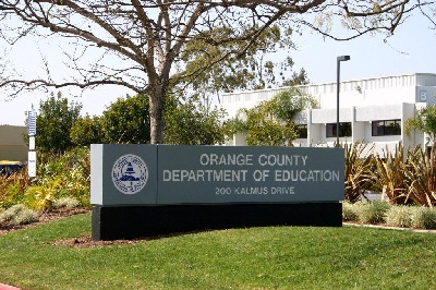 OCDE entrance sign