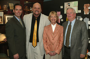 Bill Pevenhouse, Steve Spellman, Judy Laakso, and Dr. Gwyn Parry